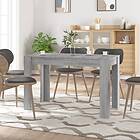 vidaXL Spisebord grå sonoma 120x60x76 cm konstruerat trä 838190