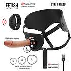 Cyber STRAP L REMOTE CONTROL HARNESS WITH DILDO AND BULLET WATCHME TECHNOLOGY