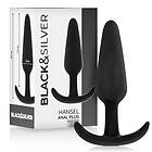 Loop BLACKSILVER HANSEL SILICONE ANAL PLUG SIZE S