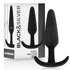 Loop BLACKSILVER KAEL SILICONE ANAL PLUG SIZE M