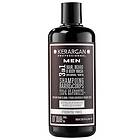 Beard Kerargan 3 in 1 Shampoo for Men , Body and Hair Idealisk för att stärka och stimulera tillväxten För oljigt och skadat hår Sulfat, par