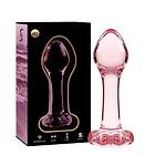 Ibiza NEBULA SERIES BY MODEL 2 ANAL PLUG BOROSILICATE GLASS 11 X 3,5 CM CLEAR Storlek 1,Rosa