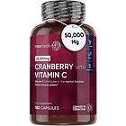 Maxmedix Tranbär med C-vitamin 15.000 mg 180 Capsules Naturligt kosttillskott