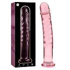 CLEAR NEBULA SERIES BY IBIZA MODEL 16 DILDO BOROSILICATE GLASS 18,5 X 3 CM Storlek 1,Rosa