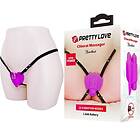 Pretty LOVE CLITORAL MASSAGER HEARTBEAT 10 VIBRATION MODES PURPLE