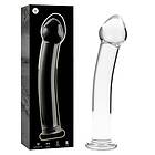 CLEAR NEBULA SERIES BY IBIZA MODEL 11 DILDO BOROSILICATE GLASS 16 X 3 CM Storlek 1,TRANSPARENTE