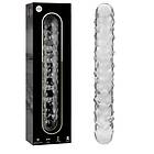 CLEAR NEBULA SERIES BY IBIZA MODEL 15 DILDO BOROSILICATE GLASS 18,5 X 3 CM Storlek 1,TRANSPARENTE