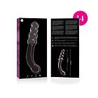 CLEAR NEBULA SERIES BY IBIZA MODEL 14 DILDO BOROSILICATE GLASS 18,5 X 3 CM Storlek 1,Rosa