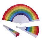 Fabric Pride Lgbt flag fan