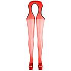 Cottelli Tights Red (Storlek: L/XL)
