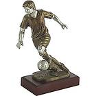 Sportig pallart 7396 – 2 trofé med design D Fig, Futt Ball 25 C 4408 – 2, guld, 