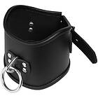 Strict Leather Locking Posture Collar Halsband Svart M