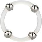CalExotics Steel Beaded Silicone Ring L