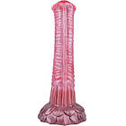 Pink Alien Tork Metallic Dildo 27 cm