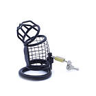 Kiotos Chastity Cage Squares Black 45 mm