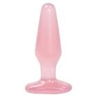 Doc Johnson Crystal Jellies Jelly Butt Plug (Välj:: Medium Pink)