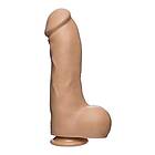 Doc Johnson – The D Master D – Firmskyn 30 cm dildo med testiklar och sugfötter – hudfärg, 1-pack (1 x 1 styck)