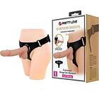 Pretty Love HARNESS BRIEFS UNIVERSAL HARNESS WITH DILDO JERRY 21,8 CM NATURAL