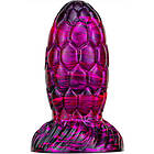 EGG Metallic Dragon Dildo Warnax Purple/Black 15,5 cm