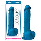 Colours NS Novelties – dildo – blå – storlek 20,3 cm – realistiskt formad penis gjord av högkvalitativt silikon