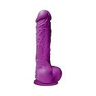 Colours NS Novelties – dildo – lila – storlek 12,7 cm – realistiskt formad penis av högkvalitativ silikon