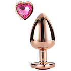 Dream Toys Gleaming Love Rose Gold Plug Small