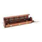 DKD Home Decor Stöd Rökelse Trä Bambu Mandala Naturell 26 x 8 x 8 cm (6 Delar)