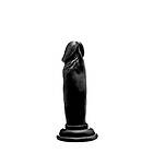 RealRock by Shots Realistisk – 15 cm – dildo med sugfot – svart – ca 150 mm lång – diameter 35 mm