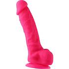 Hismith : KlicLok Silicone Dildo, 21 cm, rosa