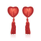 Toyz4Lovers Heart Nipples Tassels Red