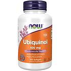 Aucune Ubiquinol 100 mg 120 Capsules Unflavored Now Foods Sports Nutrition Pack