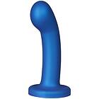 Baseks Metallic Blue G-Punktsdildo 14.1 cm Blå