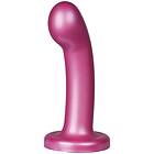 Baseks Shiny Pink G-Punktsdildo 13,9 cm Ljusrosa