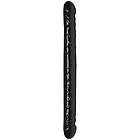 Willie City Black Realistisk 2-Way Dubbeldildo 43 cm Svart