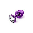 Diogol Anni Butt Plug Round Purple 25 mm