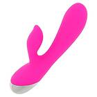 OhMama usb rechargeable silicone rabbit vibrator 10 speeds 19 cm