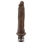 Blush Novelties Dr. Skin Cock Vibe 8 Chocolate 25cm