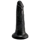 King Cock Realistisk Dildo 12,5 cm Svart