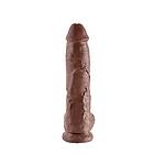 King Cock penis med bollar brun 25 cm