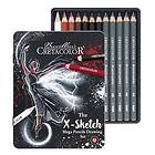 Cretacolor X-Sketch Jumbopennor skiss-set