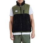 Resteröds Panel Fleece Vest Zip Herr Svart