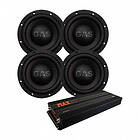 GAS Audio Power 4-pack MAX S1-6D1 & A2-2500.1DL