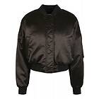 Urban Classics Kort bomber jacka i satin (Dam)