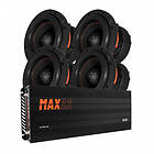 GAS Audio Power 4-pack MAX S1-8D1 & A2-2500,1DL, baspaket till jänkare