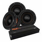 GAS Audio Power 3-pack MAX S1-8D1 & A2-1500,1D, baspaket till jänkare