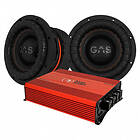 GAS Audio Power 2-pack MAX S2-10D1 & SPL ELITE 5100,1DF, baspaket