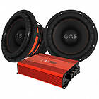 GAS Audio Power 2-pack MAX S2-12D1 & SPL ELITE 5100.1DF, baspaket