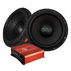 GAS Audio Power 2-pack MAX S1-12D1 & SPL ELITE 3100.1DF, baspaket