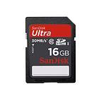 SanDisk Ultra SDHC Class 10 UHS-I U1 30MB/s 16GB