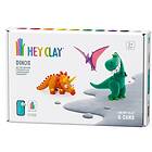 Hey Clay Dinos: Pterodactylus, Triceratops, Tyrannosaurus